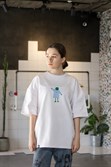 Футболка БОРДШОП#1 Лягушка белый - фото 47852