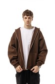 Зип-худи Бордшоп1 basic коричневый - фото 47939