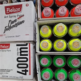 54060 54060 Belazo краска Art Spray Fluorescent Green 400мл. - фото 48302
