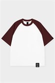 Футболка SHMOT "REGLAN DELUXE COMBO", бордовый - фото 48717