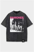 Футболка SHMOT "RAMONES", GARMENT DYE черный - фото 48723