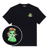 Футболка RIPNDIP SMOKING RASTA ALIEN POCKET TEE (BLACK) - фото 48759