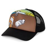 Бейсболка RIPNDIP NERMALI TRUCKER HAT (BLACK) - фото 48805