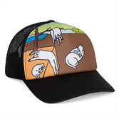 Бейсболка RIPNDIP NERMALI TRUCKER HAT (BLACK) - фото 48808