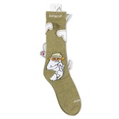 Носки RIPNDIP NERMAL S THOMPSON SOCKS (HEATHER OLIVE) - фото 48826