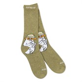 Носки RIPNDIP NERMAL S THOMPSON SOCKS (HEATHER OLIVE) - фото 48827
