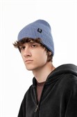 Шапка БОРДШОП1 Вафл серо-синий - фото 49602