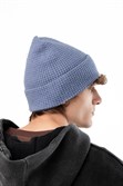 Шапка БОРДШОП1 Вафл серо-синий - фото 49604