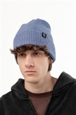 Шапка БОРДШОП1 Вафл серо-синий - фото 49605