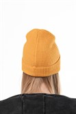 Шапка БОРДШОП1 Вафл горчичный - фото 49642
