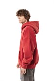 Зип-худи Бордшоп1 washed утепленный красный - фото 50075