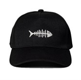 Бейсболка Бордшоп1 Fishbone черная - фото 50446