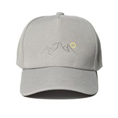 Бейсболка Бордшоп#1 Горы серый - фото 50455