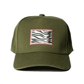 Бейсболка Бордшоп#1 Зебра Хаки - фото 50479