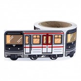 Наклейка FLUX Prague Metro 7x14см - фото 51995