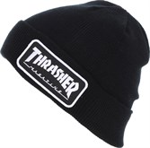 Thrasher Шапка LOGO PATCH BEANIE BLACK - фото 6599