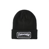 Thrasher Шапка LOGO PATCH BEANIE BLACK - фото 6601
